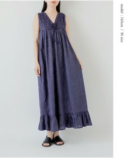 40%OFF】Sara Mallika サラマリカ コットン ストライプ