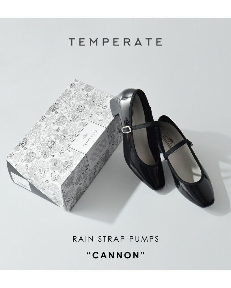 TEMPERATE テンパレイト レイン ストラップ パンプス “CANNON
