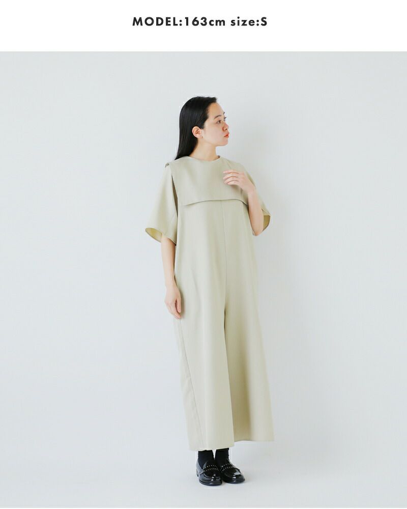 ◆KAREN MILLEN◆テーラードリネンドラマケープジャンプスーツ 50%OFF】kelen ケレン フラップ デザイン ジャンプスーツ “MIMUL