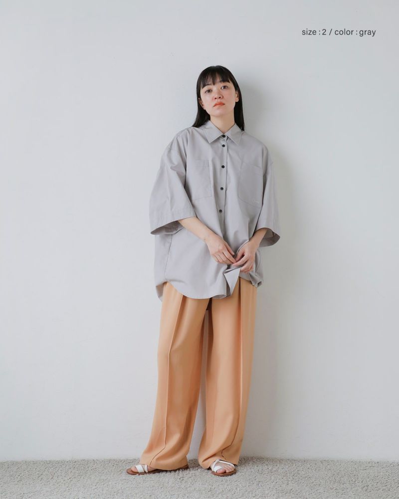 CLANE クラネ “LADY LACE SHIRT” レディーレースシャツ | t / wo