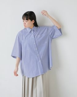CLANE クラネ ハーフスリーブ ヒュージ シャツ 18122-4202-kk