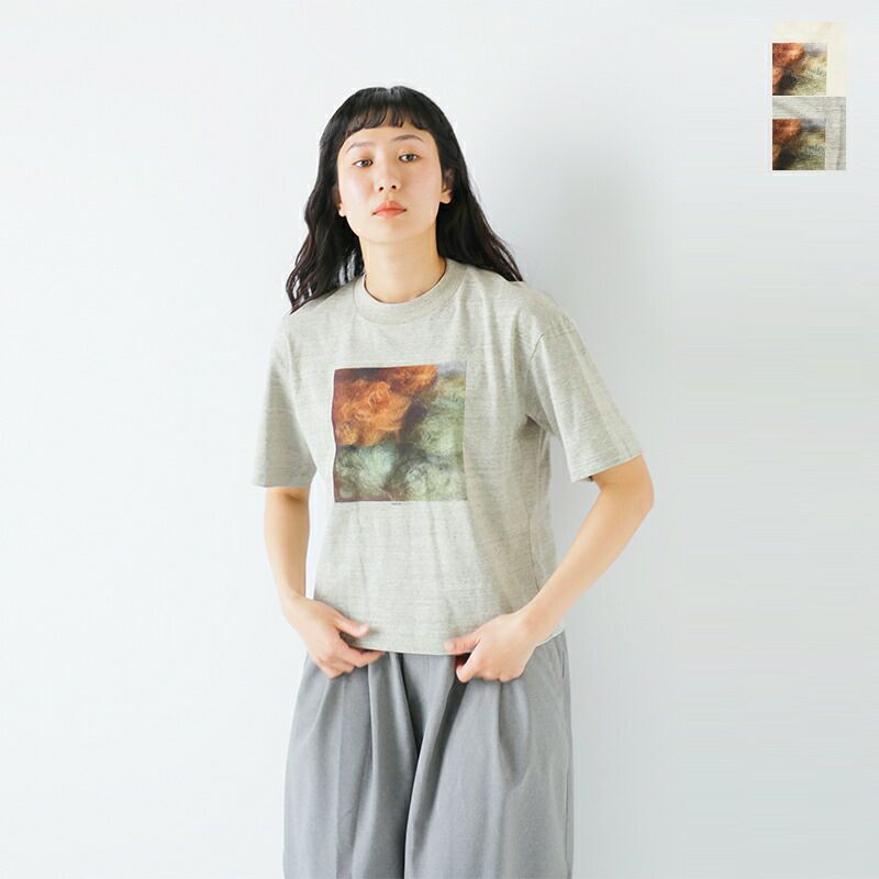 digne 半袖シャツ アイボリー　新品未着用タグなし 型崩れしにくい半袖Tシャツ(綿100%) - ファッション通販なら