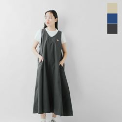 国内発送【DKNY】ノースリーブ テックコットンミディドレス DANTON ダントン コットン Vネック ノースリーブ ドレス dt