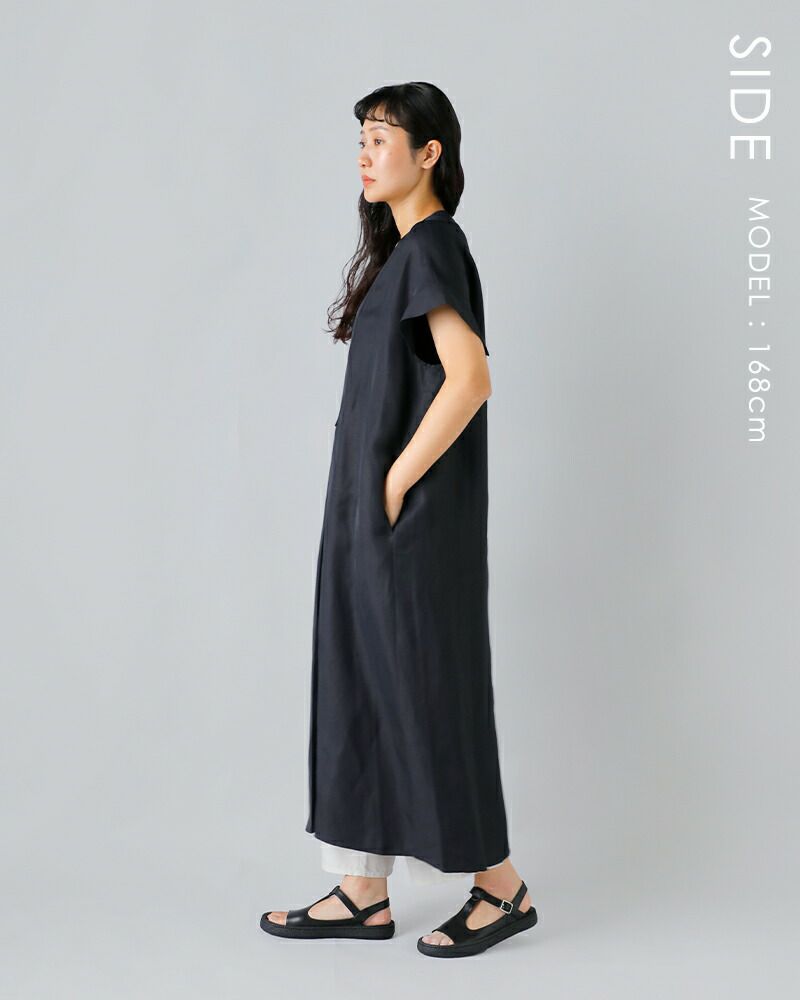 【関税込み】Studio Nicholson ミディアムドレス STUDIO NICHOLSON / LW NOISY COTTON SLEEVLESS DRESS | THE