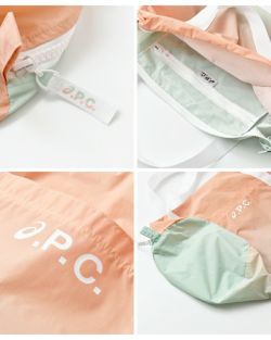 A.P.C. x Asics ジム バッグ ネイビー ポリエステル100% Asics ジムバッグ｜UNISEXE / SACS｜A.P.C. | アーペーセー日本