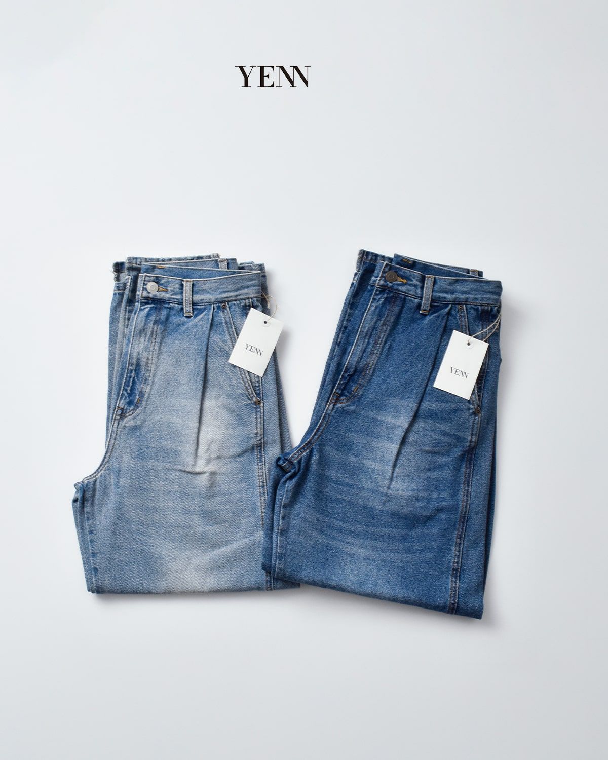 3こ1】YENN イエン カーブ シーム デニム パンツ “CURVED SEAM DENIM