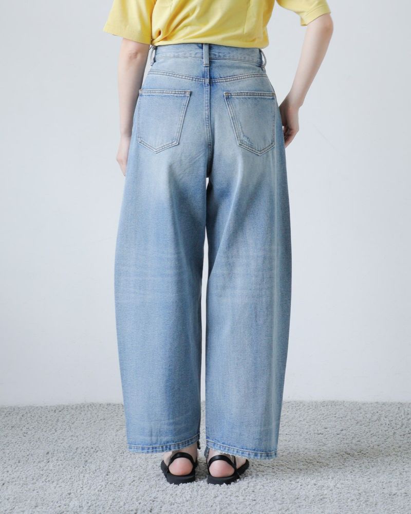 YENN イエン カーブ シーム デニム パンツ “CURVED SEAM DENIM