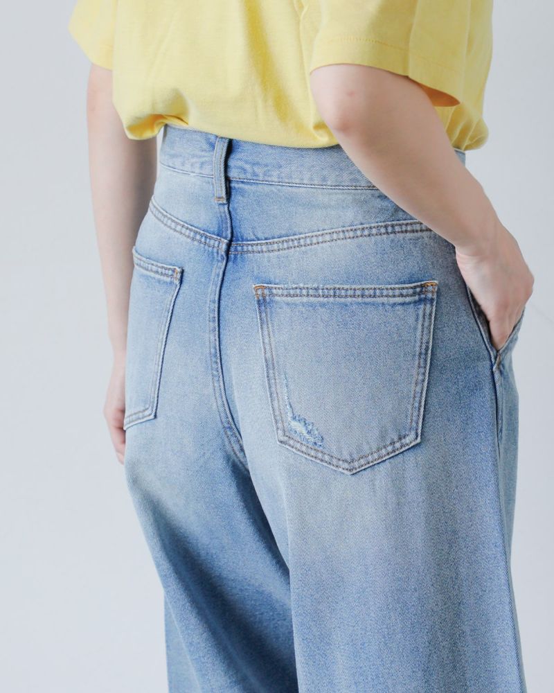 YENN イエン カーブ シーム デニム パンツ “CURVED SEAM DENIM