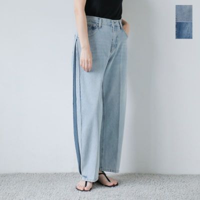 MAGALI マガリ コットン リネン タック ワイドパンツ pt59-tr
