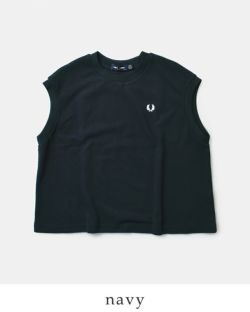 FRED PERRY フレッド ペリー コットン 鹿の子 スリーブレス ピケ