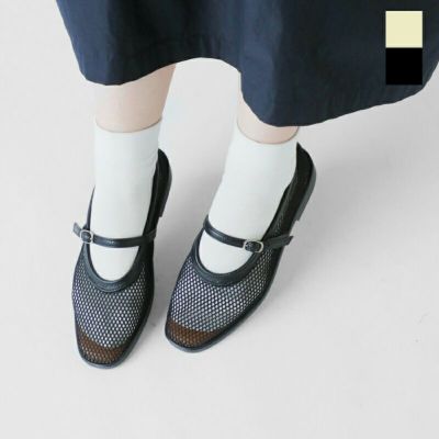 プラダ レザー×メッシュ レザーシューズ 6.5 メンズ ブラック