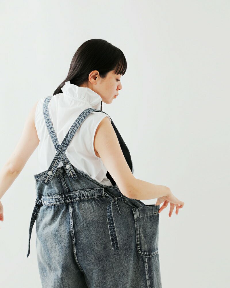 40%OFF】kha:ki カーキ 8oz 綿麻デニム ヴィンテージ加工 V