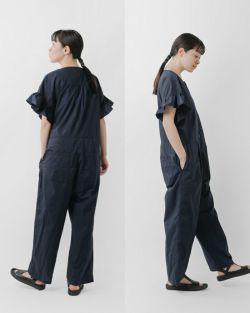 UNIVERSAL TISSU ストライプ フリルスリーブサロペットパンツ 000000045561-11-xs.jpg?t=
