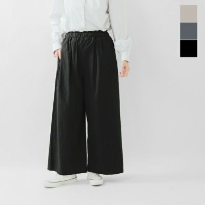 タグ付 トラバイユマニュアル コットンツイル フォールドパンツ M 黒