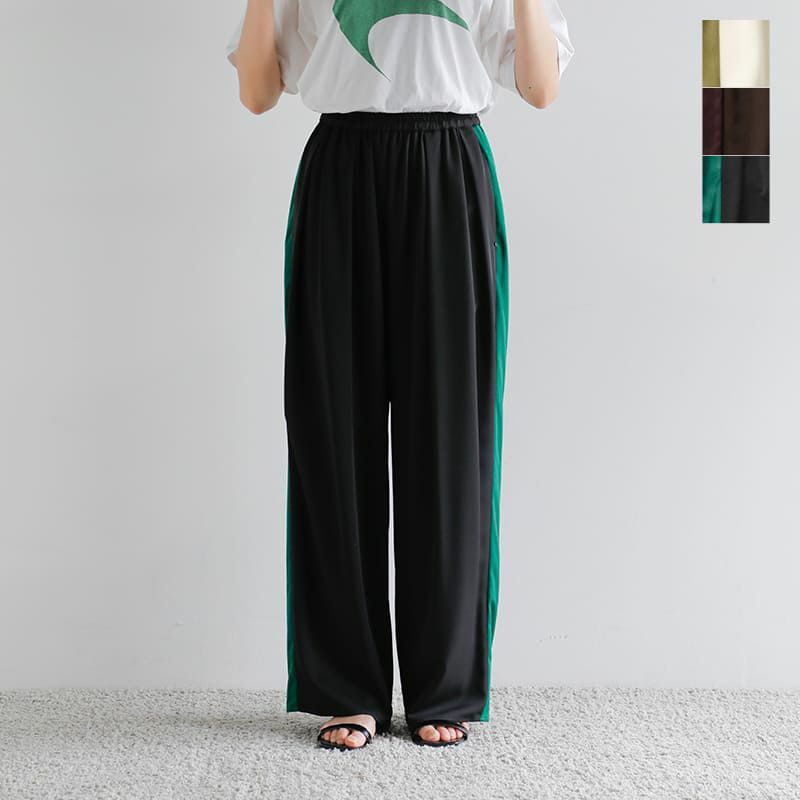 40%OFF】CHIGNON シニヨン ライン タック パンツ 3753-331kk-kk