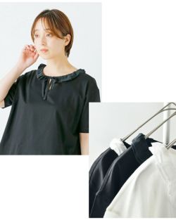 1723A美品 ミズイロインド 総刺繍ショールカラープルオーバー 白 綿100% 1723A 美品 ミズイロインド 総刺繍 ショールカラー プルオーバー