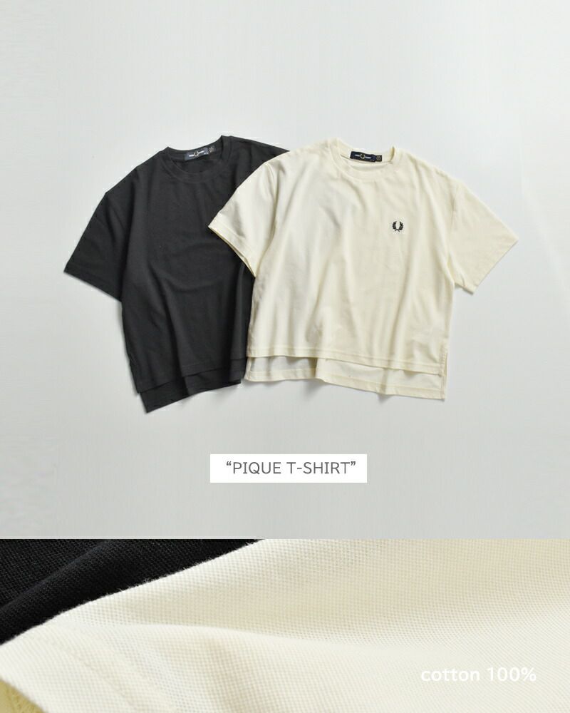 FRED PERRY フレッド ペリー コットン 鹿の子 ピケ Tシャツ
