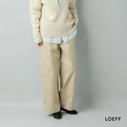 LOEFF ロエフ コットン チノ トラウザー パンツ 8814-202-0199
