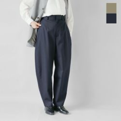 LOEFF ロエフ ウール ギャバ ボンタン トラウザー パンツ 8814
