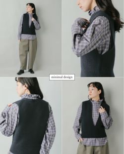 極美品 ロエフ LOEFF コットンナイロンリリヤンベスト 極美品 ロエフ LOEFF コットンナイロンリリヤンベスト ロエフ