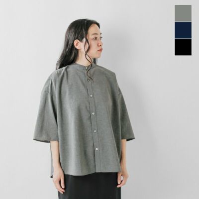 TRAVAIL MANUELトラバイユマニュアル　リネンギンガムチェックブラウス 1_000000004786.jpg?1747037719
