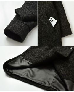 TICCA ツイードテントコート 定価68,200円 ティッカ TICCA (ティッカ) ミックスツイードテントコート