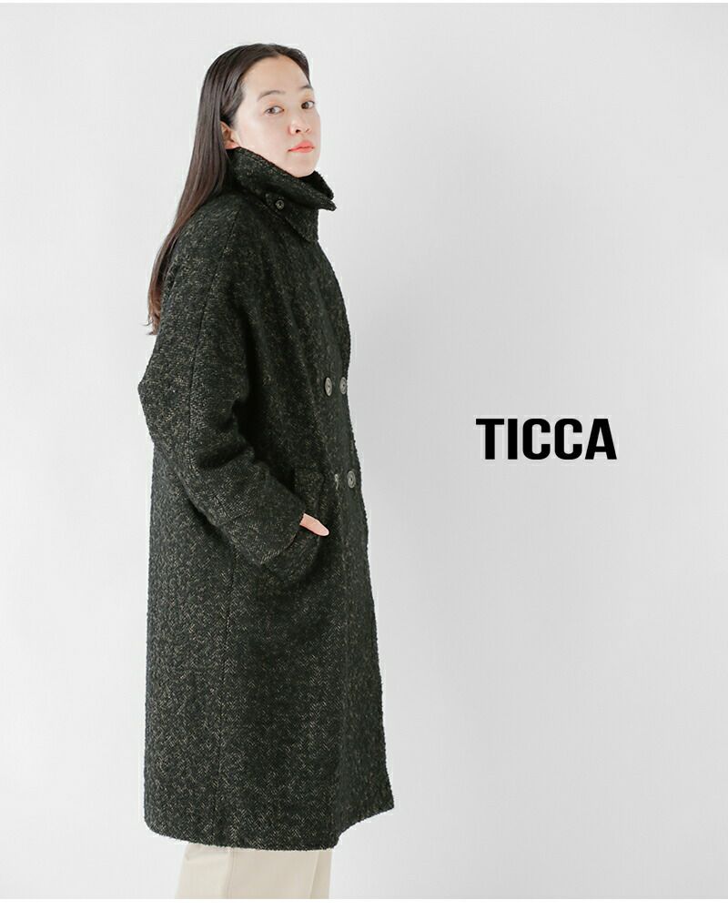 TICCA ティッカ ツイード テントコート 楽天市場】TICCA ティッカ ウール ミックス ツイード テント