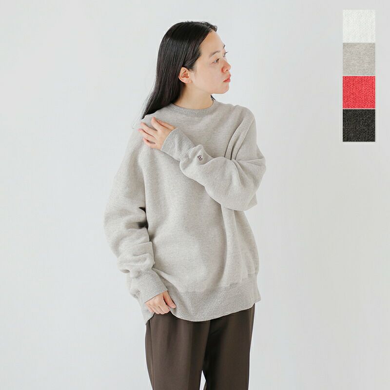 おりちか様【TICCA】ダウニーウラケプルオーバーUNI/TBEA-302レッド TICCA ティッカ コットン ダウニー 裏毛 プルオーバー UNI tbea-302-mn