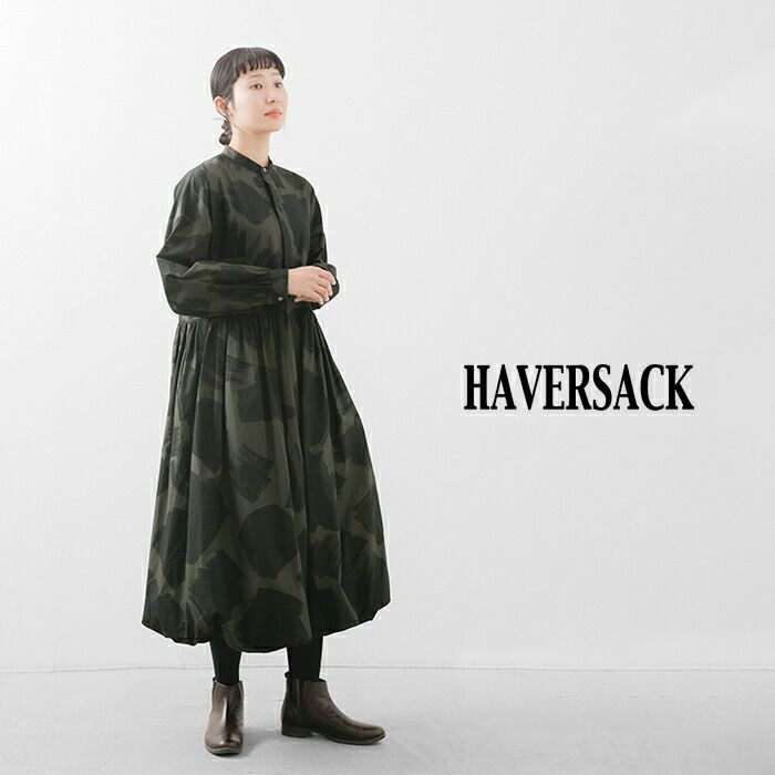 ハバーサック　HAVERSACK リネンワンピース HAVERSACK（ハバーザック）の「【HAVERSACK】〈別注〉長袖リネン