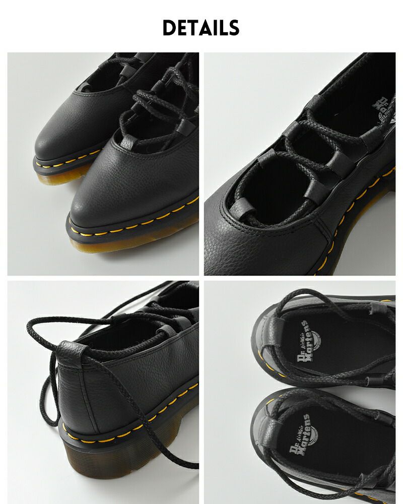DrMartens ドクターマーチン レースアップ フラット シューズ “Elphie
