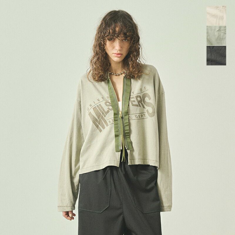 kha:ki カーキ コットン リメイク Tシャツ カーディガン “REMAKE