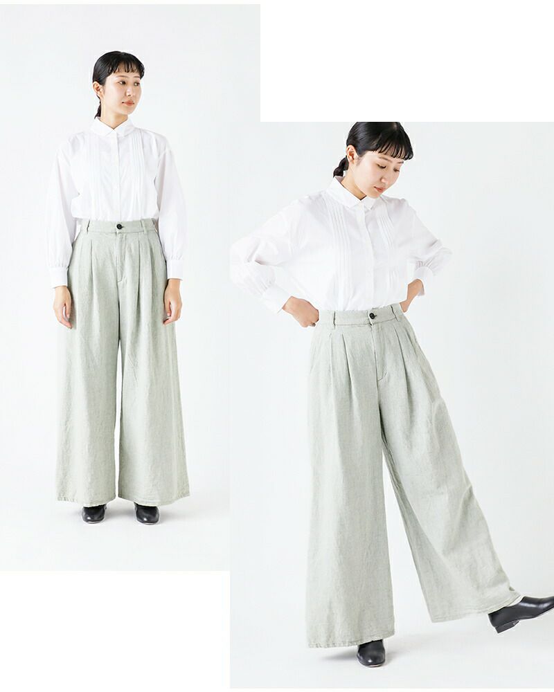 50%OFF】AQUA FITS アクアフィッツ ソフト コットン 2タック ワイド