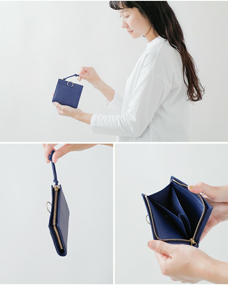 StitchandSew スティッチアンドソー 牛シボ Lジップ ウォレット