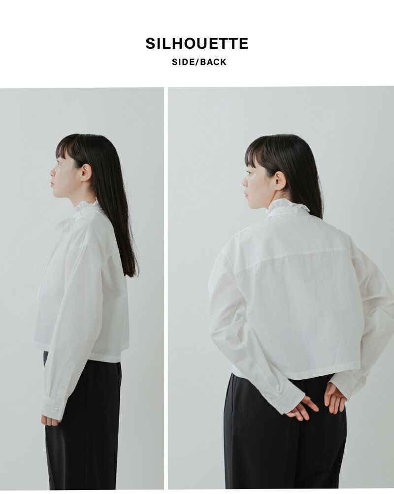 ニコルソンアンドニコルソン　新品未使用　フリルカラーブラウス nicholson & nicholson | フリルカラーブラウス WOMEN（シャツ