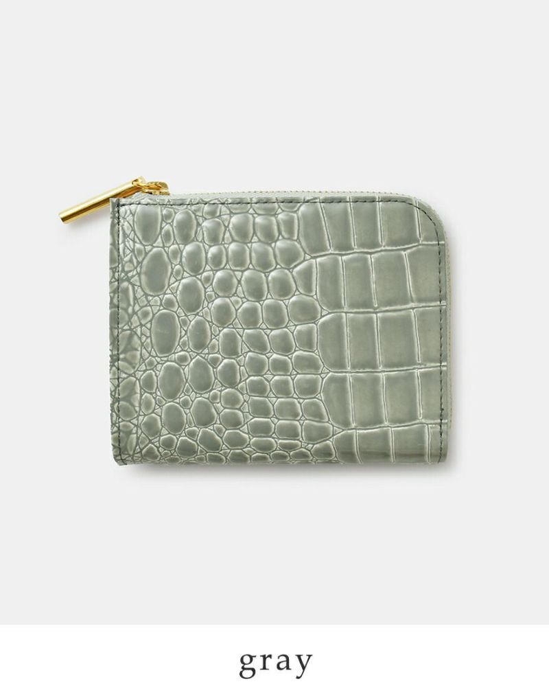 POMTATA ポンタタ カウレザー 型押し CORO Lジップ ショート