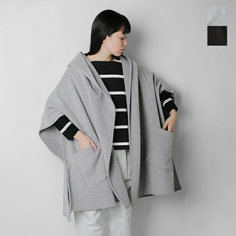 COGTHEBIGSMOKE GITTY HOODED CAPE グレー 1 COGTHEBIGSMOKE(コグ ザ ビッグスモーク)｜【予約販売】15 GITTY