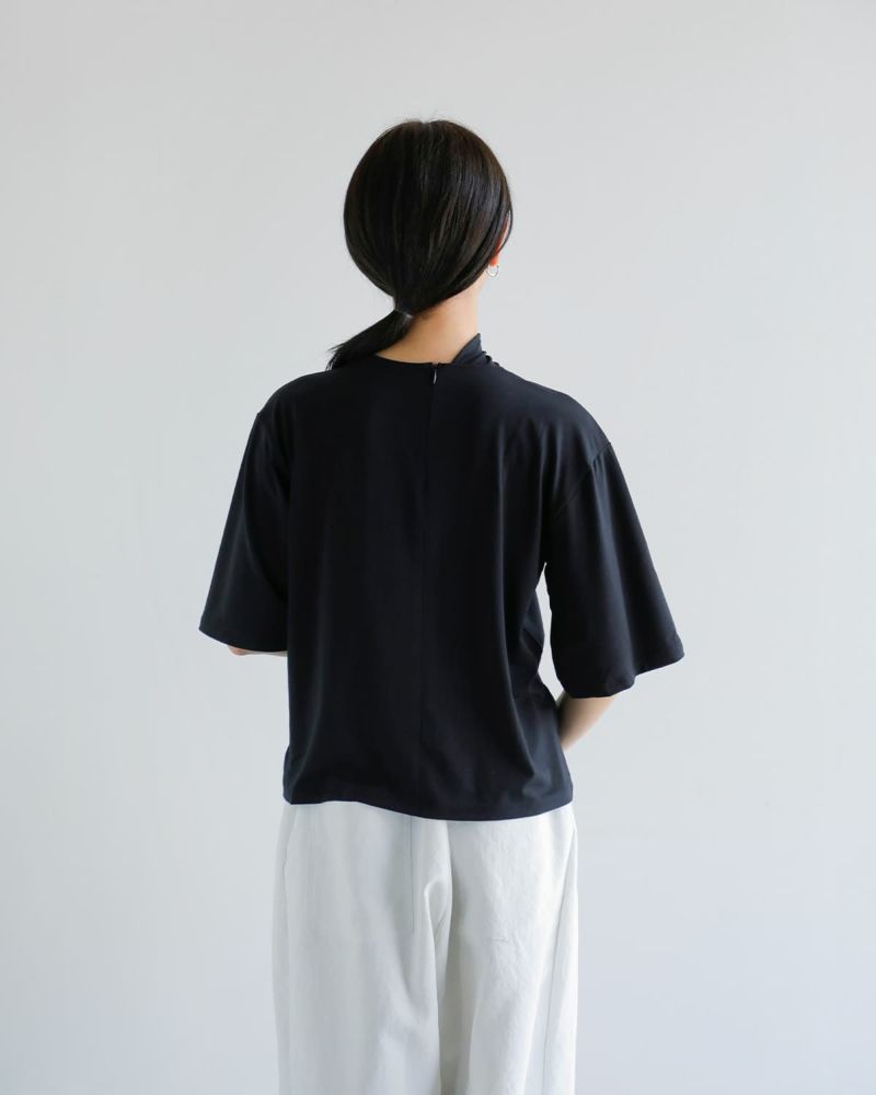 未使用CLANE クラネ　変形ドルマンスリーブニット　黒　ブラック　1 CLANE ニット セーター 「CLANE/クラネ」CHUNKY CABLE HAND KNIT