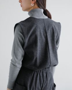 クーポン対象】Hella ヘラ ウール混 カシュクール ジャンプスーツ