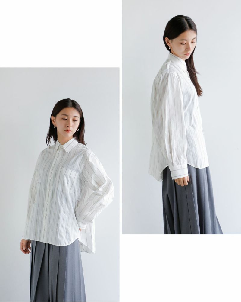 ＜beautiful people＞ 2way コットンリネンシャツ Aletta vita シャツ チュニック 羽織り カシュクール 2way