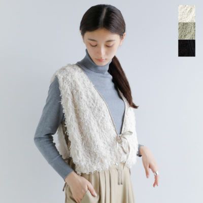 CHIGNON シニヨン フリンジ ベスト 1654-059bz-kk 2025aw新作