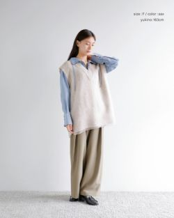 CHIGNON シニヨン ストライプ アノラック シャツ 1854-058bz-kk