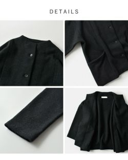 evam eva エヴァムエヴァ ウール リバーショート コート　サイズ2 evam eva エヴァムエヴァ ウール リバーショート コート サイズ2