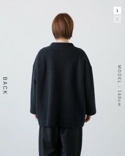 evameva (vie)リネンウールショートローブ evameva (vie)リネンウールショートローブ