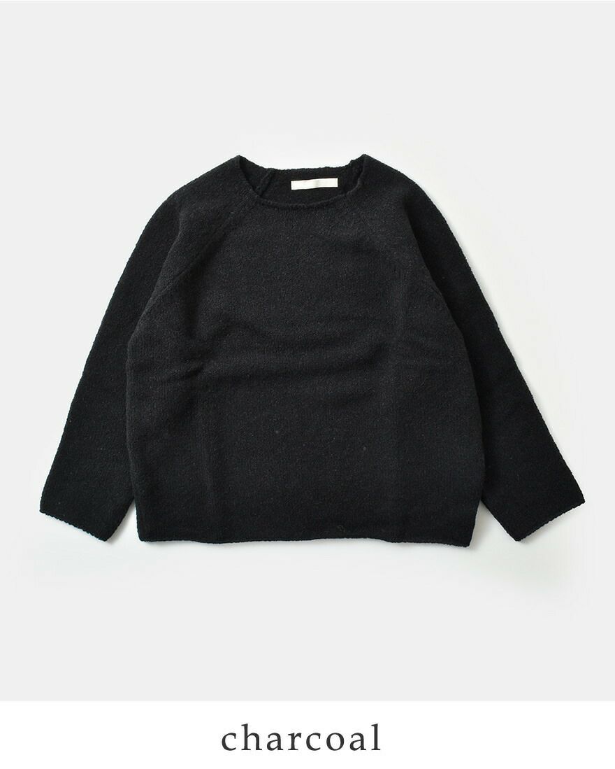 evam eva エヴァムエヴァ リニューウール ラグラン プルオーバー