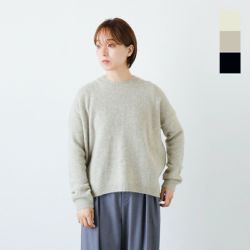 evam eva エヴァムエヴァ ウール フォックス プルオーバー