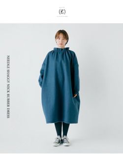 gグラム ワンピース 30%OFF】g グラム ニードル シャギー ネック ラバー ワンピース g-628