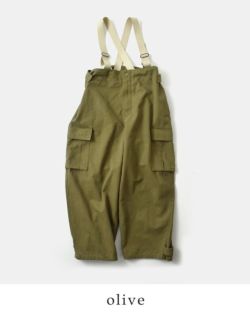Johnbull ジョンブル コットン オーバーサイズ MIL サロペット