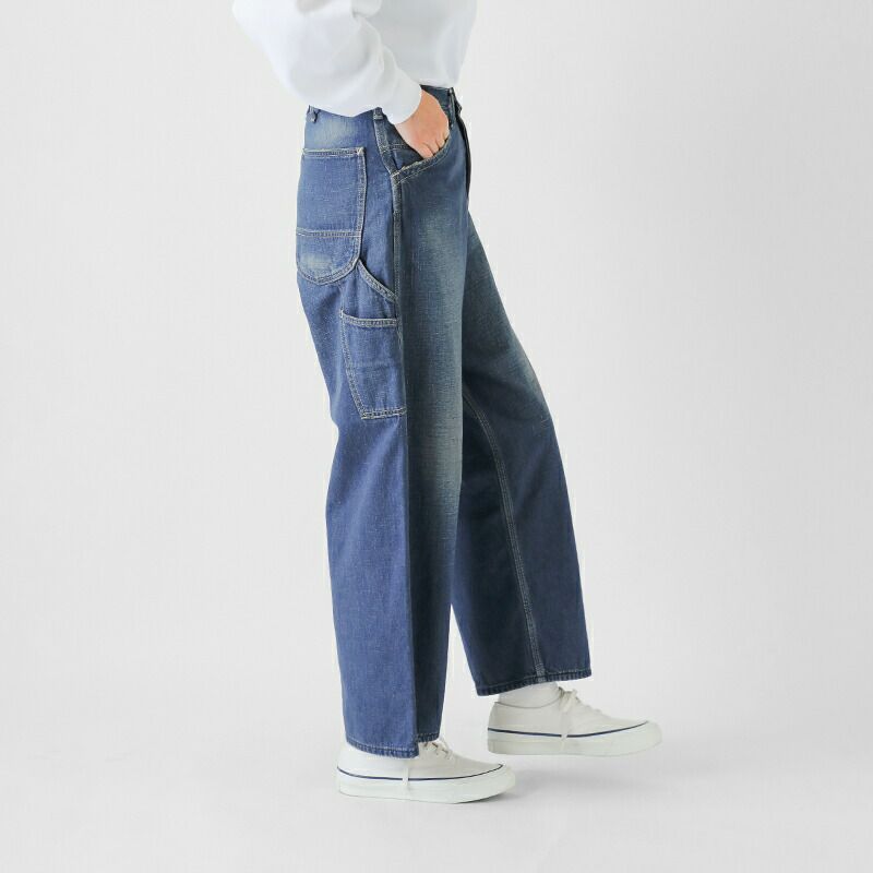 クーポン対象】or slow オアスロウ デニム ワイドフィット 30s