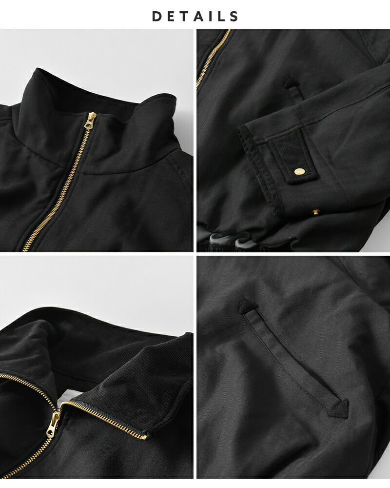 kha:ki カーキ ワイド ハリントン ジャケット “WIDE HARRINGTON