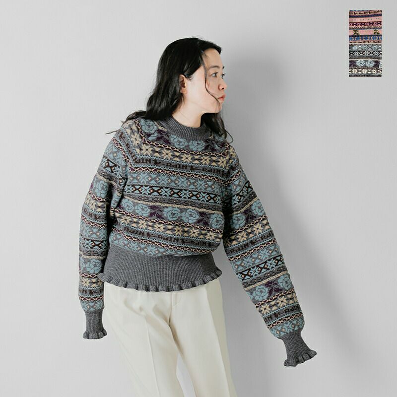 RHODOLIRION ロドリリオン フェアアイル セーター “Fair Isle